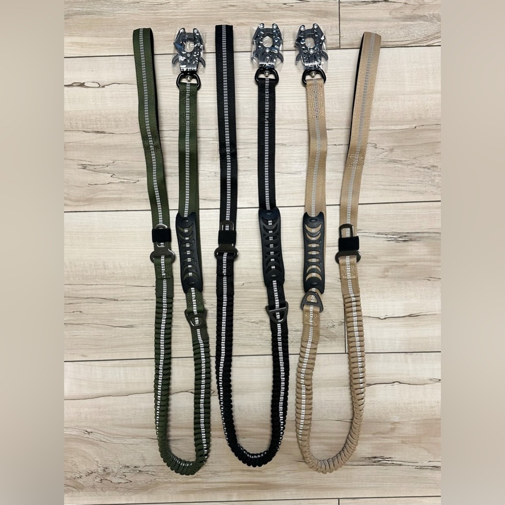 New High Quality Tactical Dog Leash Car Seat Belt Double
Handle Lead Heavy Duty